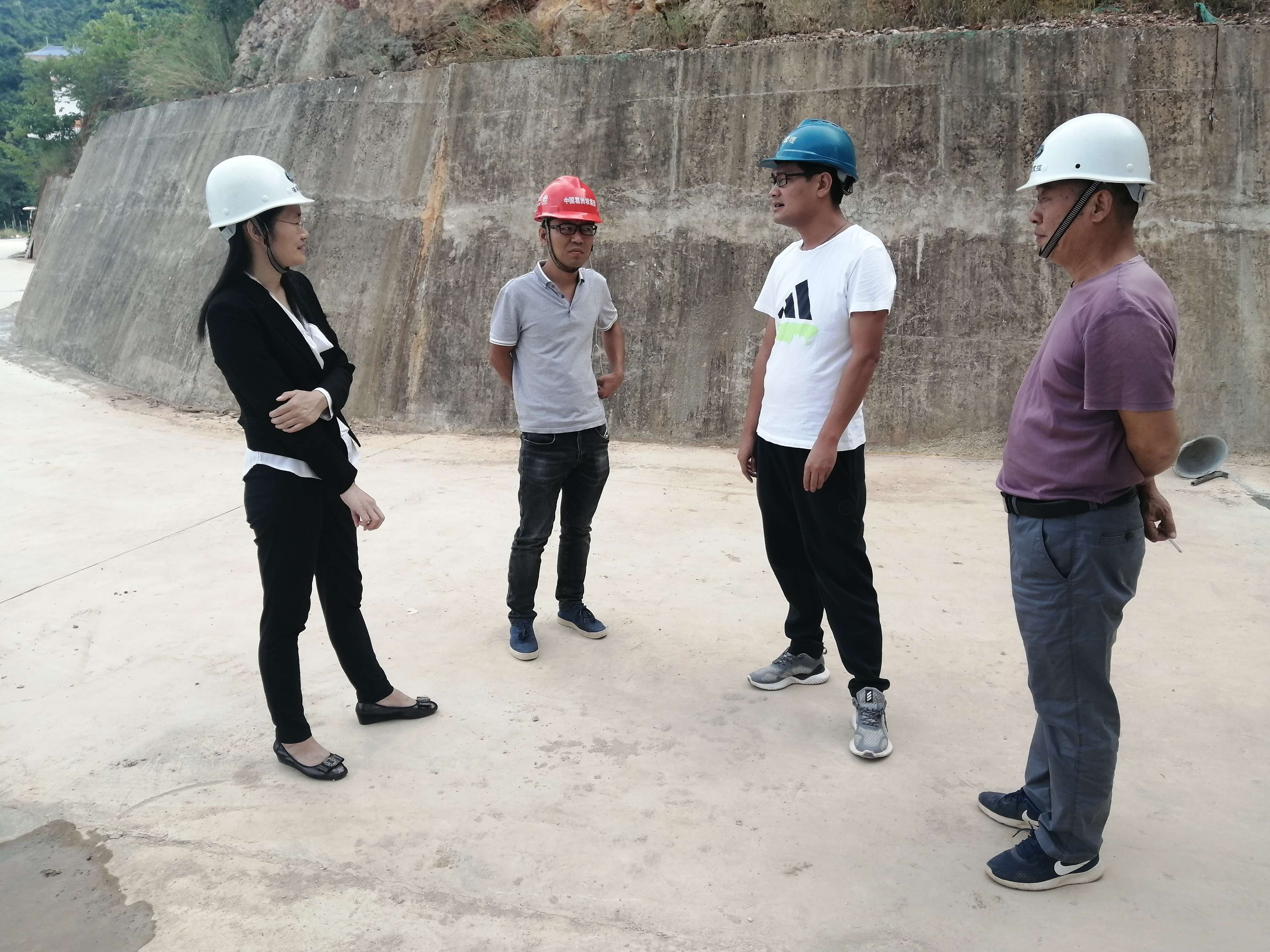 水電集團副總經理孔蘭到陀興水庫進行工作檢查