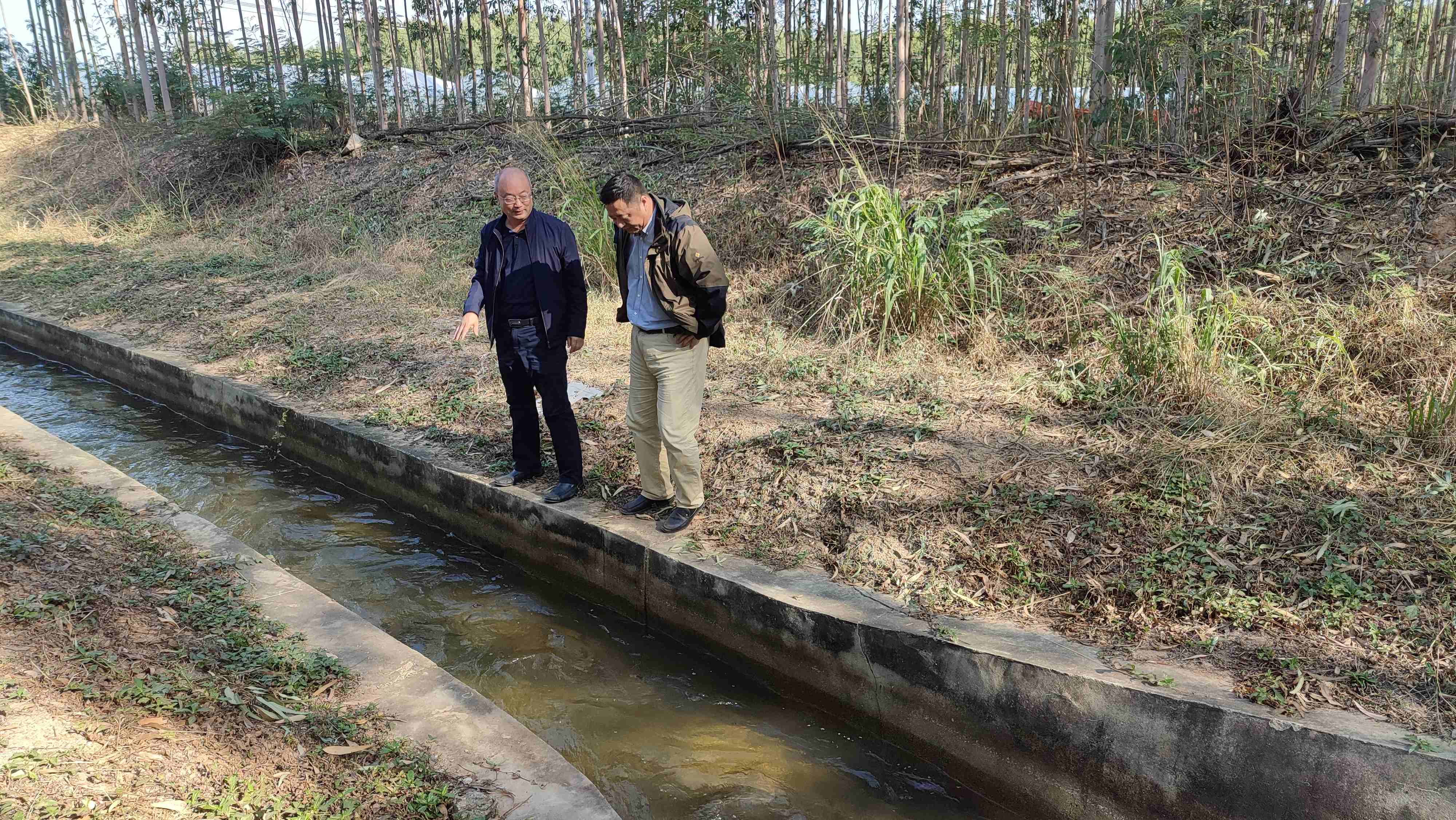 水電集團總工程師裴海瑜對大廣壩二期（灌區）工程竣工技術預驗收
