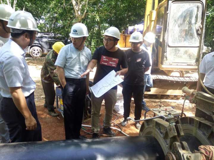 水電集團副總經理劉德鈞帶隊到田間工程開展二季度質量安全檢查暨汛期檢查